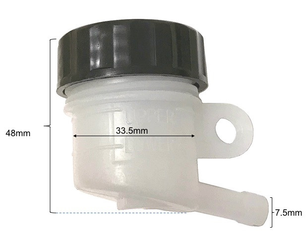 CRU Front Brake Master Cylinder Reservoir for Kawasaki 89-03 Ninja