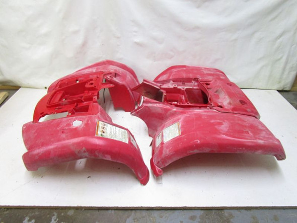 02 Yamaha Grizzly 660 Front Rear Fenders Plastics *Faded* *Cracks* *Freight*