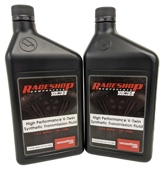 For Harley Davidson 86-00 FLST FXST Softail 2Quart V-Twin Syn Transmission Fluid