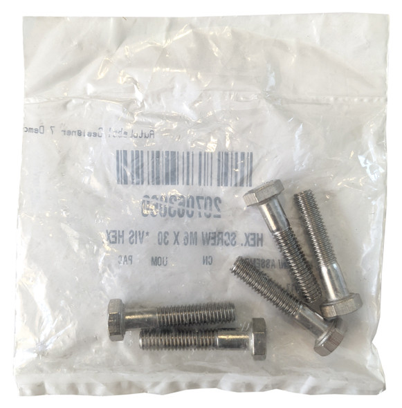 OEM for Sea Doo Lot of 5 Hex Screw M6 x 30 SP Spark 2 Up 3 Up SPI SPX Wake 155