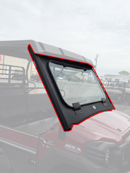 For Kawasaki Mule Pro FXT 2015 2016 2017 2018 2019 2020 2021 Cab Windshield Only