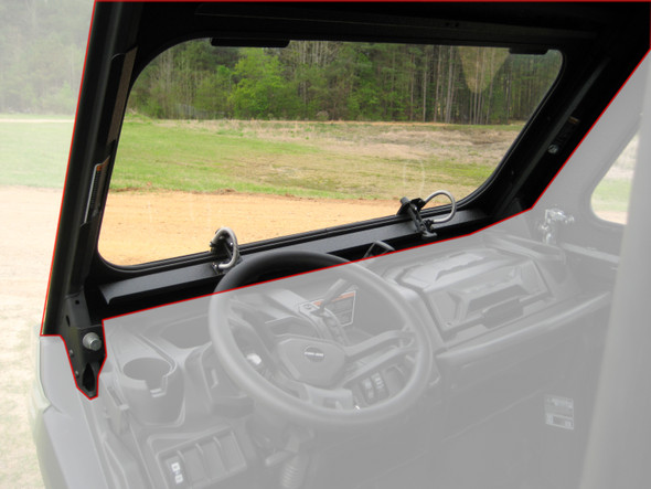 Steel Complete Cab Enclosure Sys No Doors for Can-Am 16-23 Defender FoldDown Frt