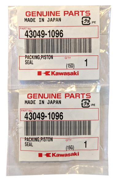 F Brake Piston Seal Packing Qty 2 OEM Kawasaki 2000-01 ZR7S ZR750 2005-08 ZZR600