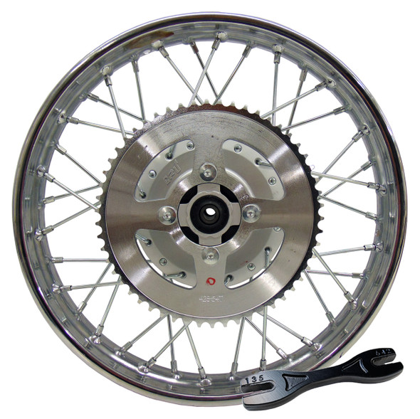 CRU Products Rear Rim Wheel Heavy Duty Spokes For Yamaha 00-01 ONLY TTR125 16"