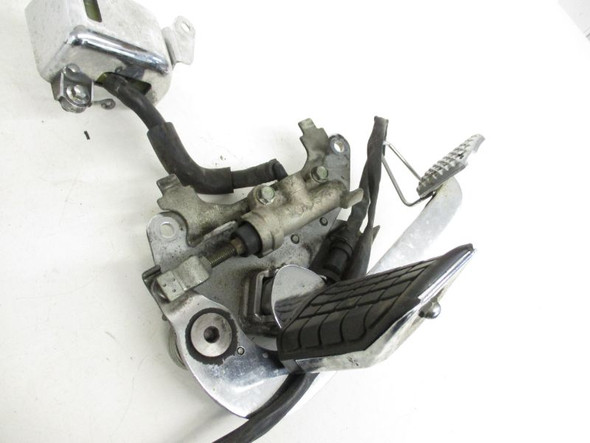 99 Honda GL 1500 Valkyrie Interstate Right Front Foot Peg Mount Master Cylinder