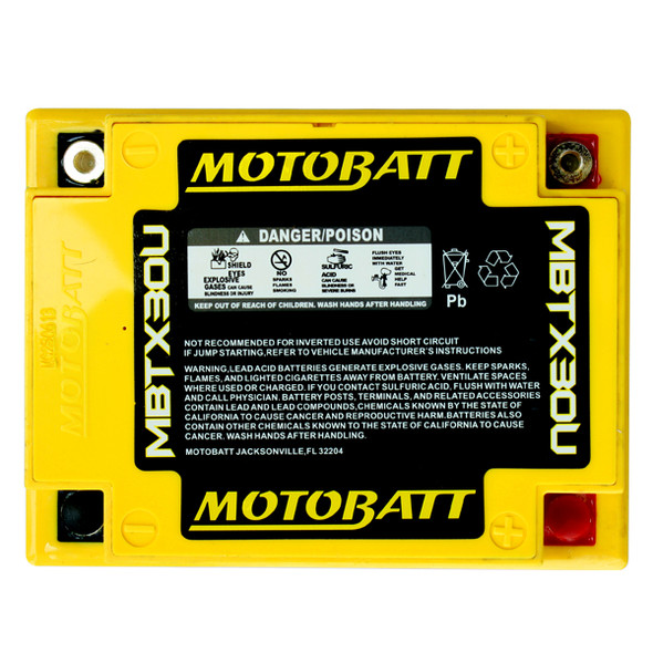 MotoBatt AGM Battery 1983 84 85 86 87 1988 fits Kawasaki ZN 1300A Voyager