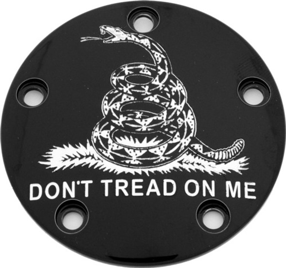 Black Don't Tread Timer Points Cover Custom Engraving PATR08-04BG