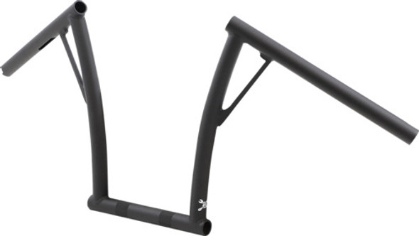 12" Viejo Bars 1" TBW Matte Black Burly Brand B12-7009TB