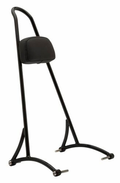 20" Tall Sissy Bar with Pad Black Burly Brand B13-1505B