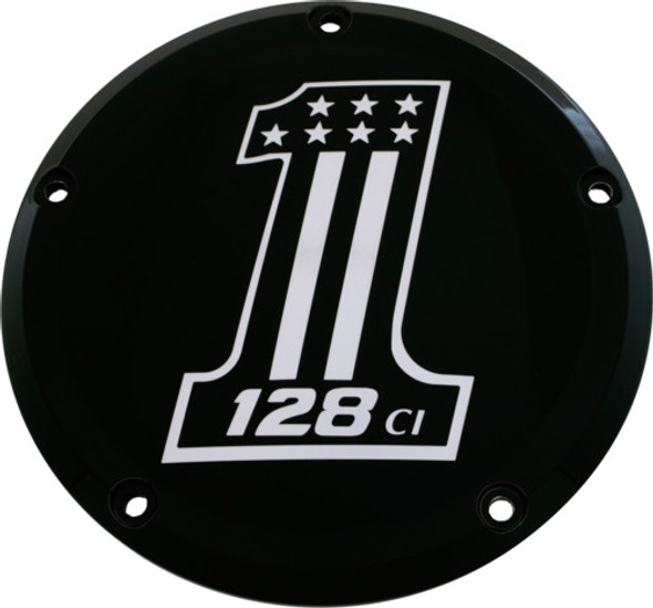 Black 128 Derby Cover Custom Engraving 128-14-67BG