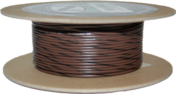 Brown/Black Stripe 100ft 18 gauge 18ga Primary Wire Namz NWR-10-100