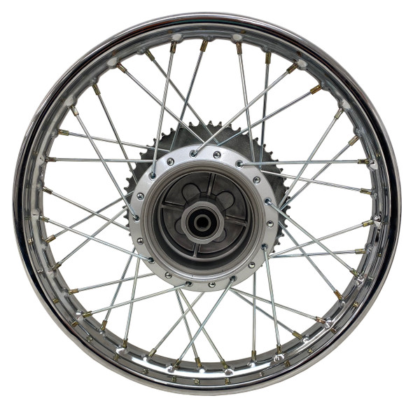 CRU Products Complete Rear Rim Wheel Sprocket for Yamaha 02-Up TTR 125 125L 16"