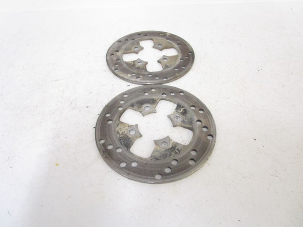 01 Bombardier DS 650 Front Brake Rotors 705600042 2000-2007