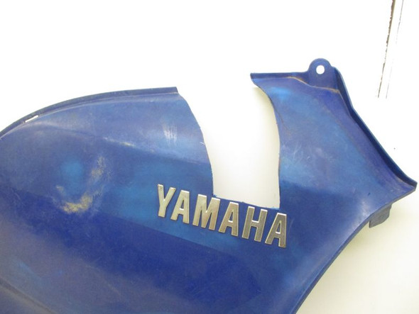 2007-2011 Yamaha Grizzly 700 Right Side Engine Cover Panel Blue *cut*