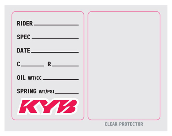 Factory Effex 3pk KYB Suspension Spec Stickers 22-90023