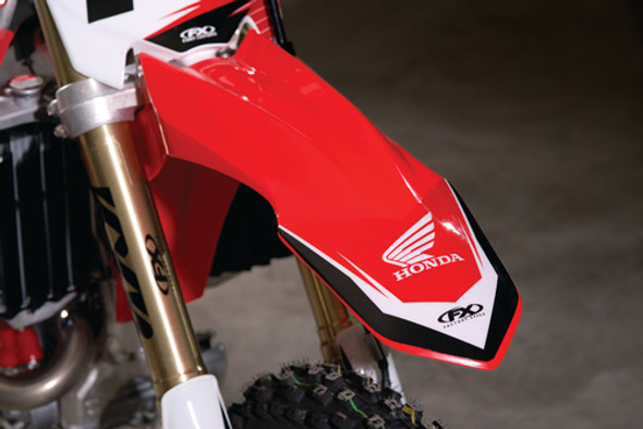 Factory Effex Front Fender Sticker 17-30302 for Honda CR80 96-02 CR85 03-08