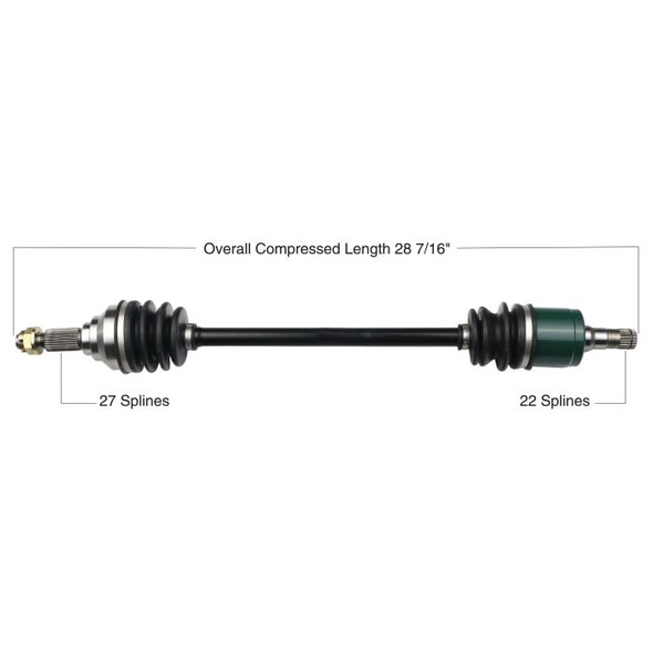 Tytaneum Front Left CV Axle 813-0089