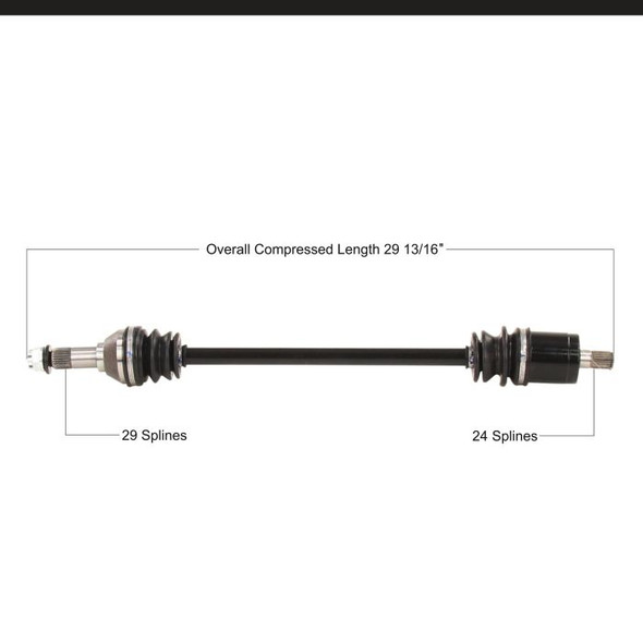 Tytaneum Front Left/Right CV Axle CAN-7085 for Can-Am Defender HD10 4x4 XMR 2018