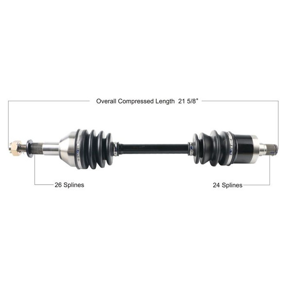 Tytaneum Rear Left CV Axle CAN-7068 for Can-Am Outlander 400 XT EFI 2013-2014