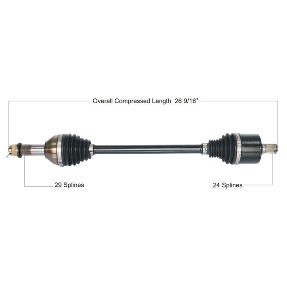 Tytaneum Rear Left/Right HD CV Axle 813-0374