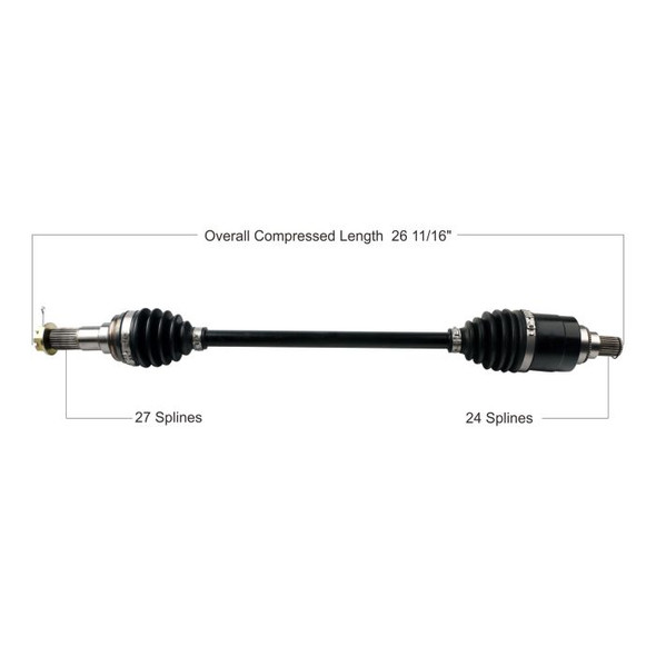 Tytaneum Front Right HD CV Axle 813-0288