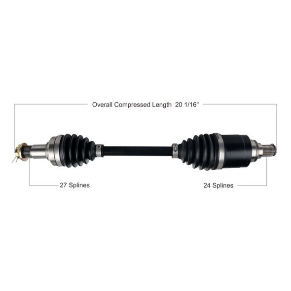 Tytaneum Front Right HD CV Axle 813-0287