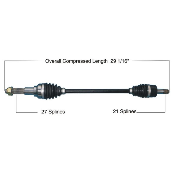 Tytaneum Front Left/Right HD CV Axle 813-0346