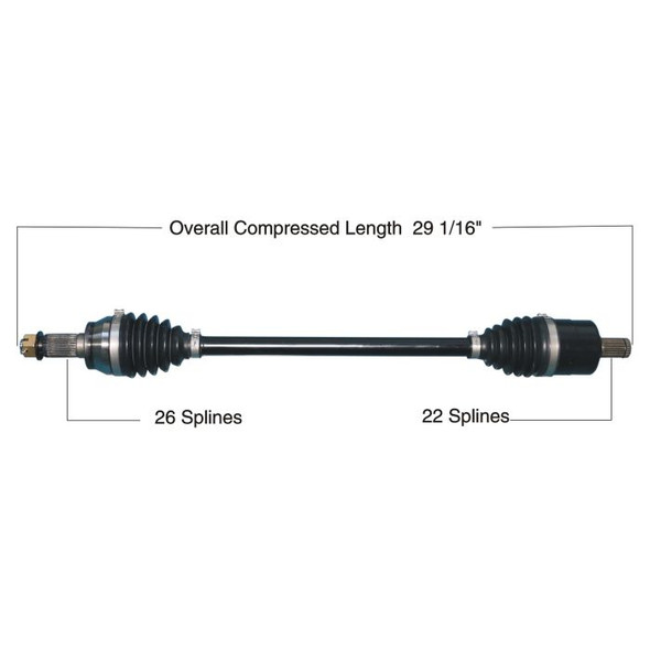 Tytaneum Front Left/Right HD CV Axle 813-0311