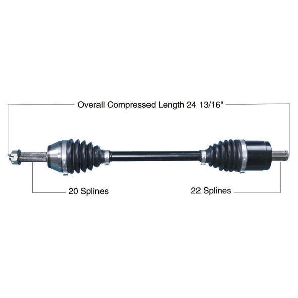 Tytaneum Front Left/Right HD CV Axle 813-0302