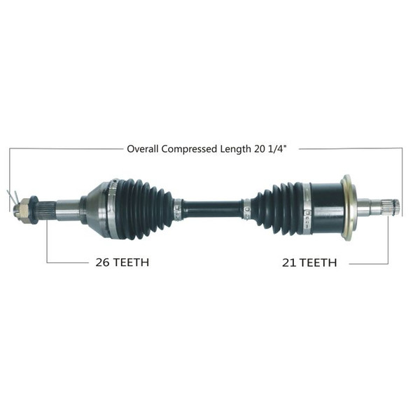 Tytaneum Front Left HD CV Axle 813-0252