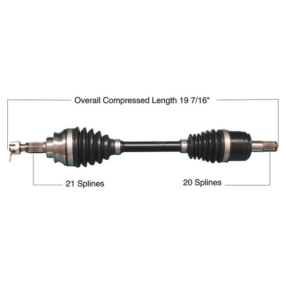 Tytaneum Front Right HD CV Axle 813-0265