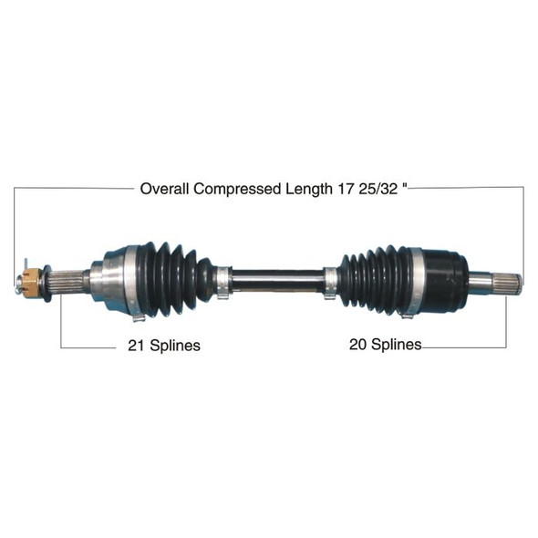 Tytaneum Front Right HD CV Axle 813-0277