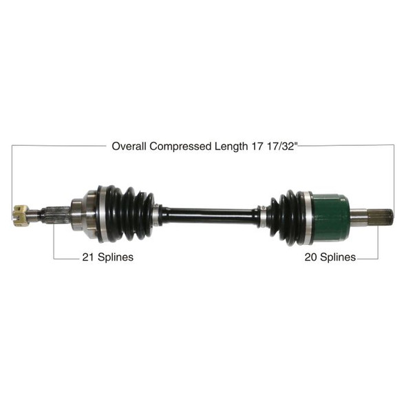 Tytaneum Front Left CV Axle 813-0060