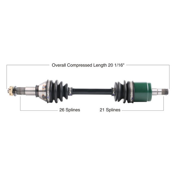 Tytaneum Front Left CV Axle 813-0031