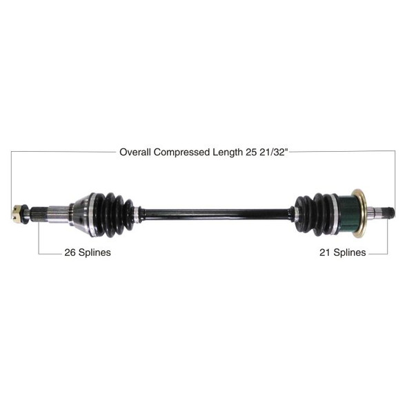 Tytaneum Front Left CV Axle 813-0028