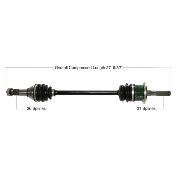 Tytaneum Front Right CV Axle 813-0029