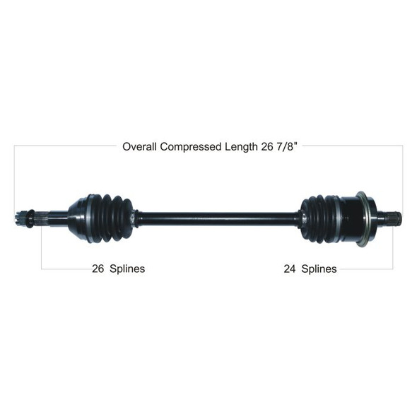 Tytaneum Rear Left/Right CV Axle 813-0030