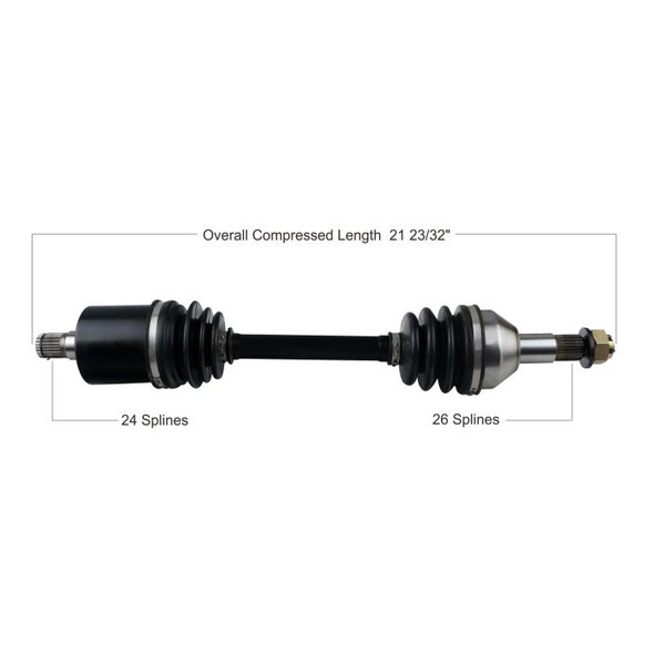 Tytaneum Rear Left CV Axle 813-0055