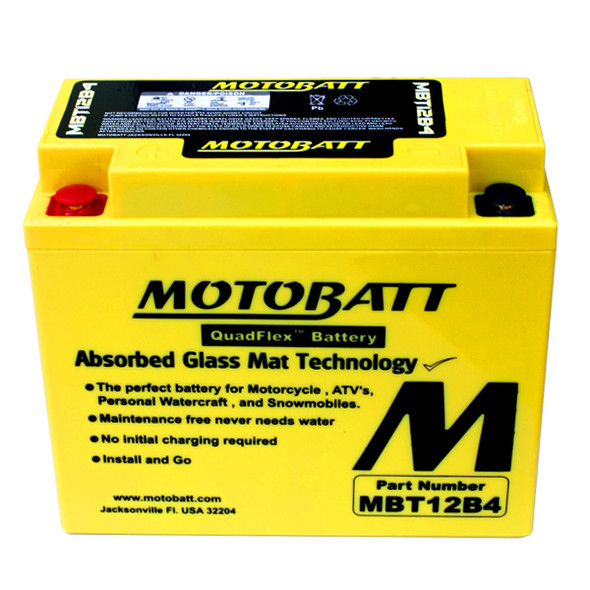 MotoBatt AGM Battery for Ducati 2010-12 Hypermotard 796 2007-12 Hypermotard 1100