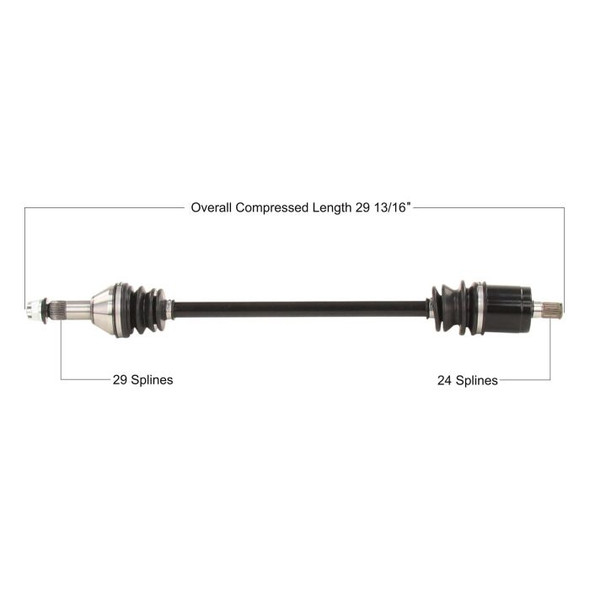 Tytaneum Front Left/Right CV Axle for Can-Am Defender HD10/Max HD10 XMR 19-22