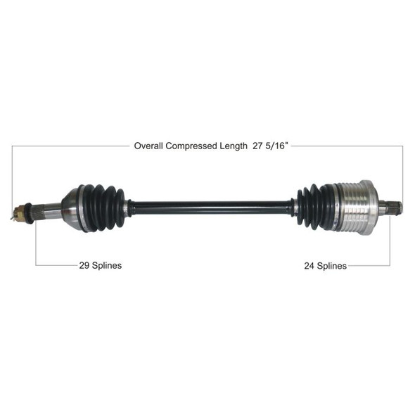 Tytaneum Rear Left/Right CV Axle for Can-Am Maverick 1000R 4x4 XC/XXC 2014-2018