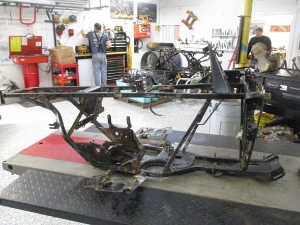 02 Polaris Trail Blazer 250 Frame Chassis *BOS* 1013465-067 2001-2002