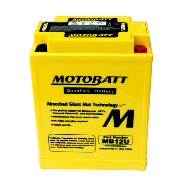 MotoBatt AGM Battery 1984-86 for Honda VF500F Interceptor 1983-84 VT 500FT Ascot