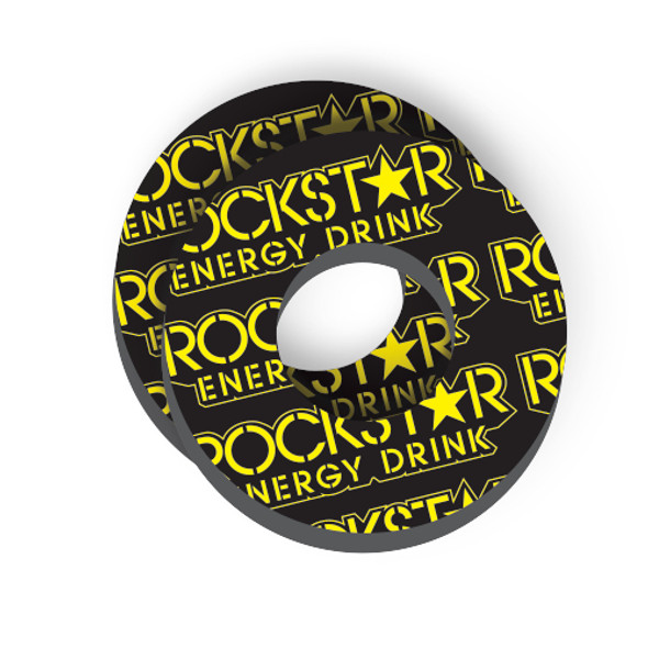 Factory Effex Grip Donuts Rockstar Black/Yellow 16-67702