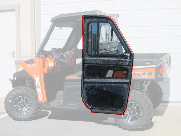 For Polaris Ranger 400 500 550 EV 800 MS Steel Doors Only for Cab Enclosure