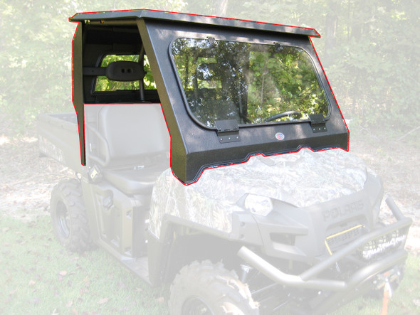 All Steel Complete Cab Enclosure No Doors fits Polaris 2011-14 Ranger 900 Diesel