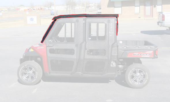 Steel Complete Cab Enclosure System NoDoors for Polaris 13-18 Ranger Crew 900 XP