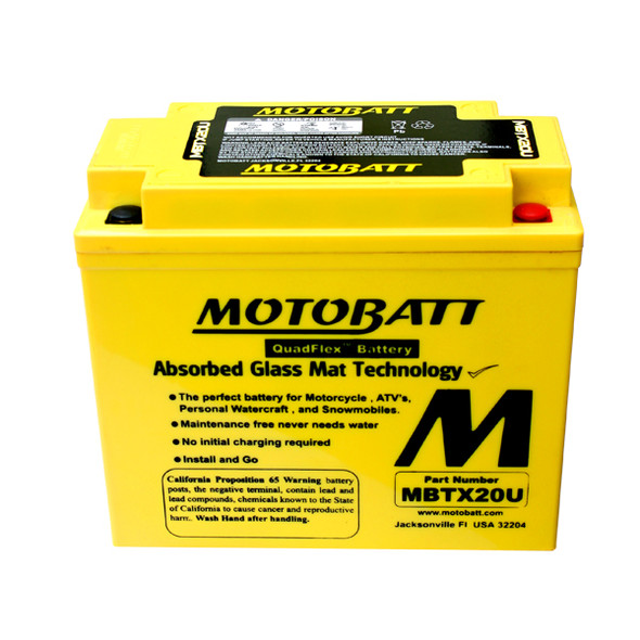 MotoBatt AGM Battery fits Harley Davidson FXD Series Dyna 1584