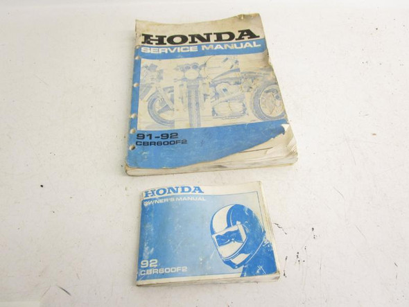 92 Honda CBR 600 F2 Service and Owners Manual 1992