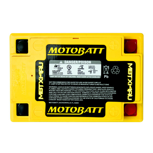 MotoBatt AGM Battery 1974 fits Yamaha TX 650 1975-83 XS 650 1986-87 FZ 700 Fazer